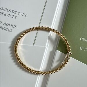 NEW! ✨AUTH Van Cleef & Arpels VCA Perlee Pearl 18K Gold Small Size Bracelet!